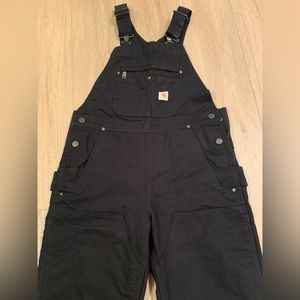 BRAND NEW Carhartt womens Quilt Lined Washed Duck Bib Overall